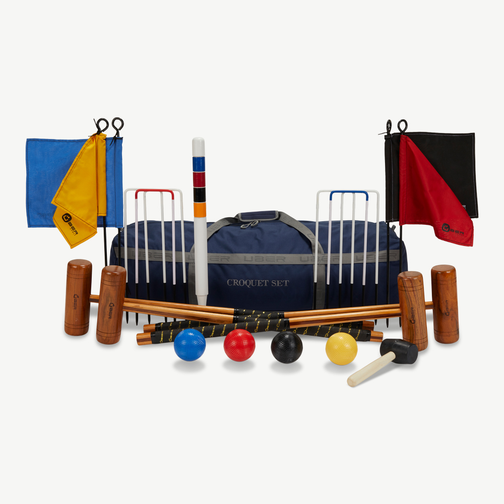 uber-games-garden-croquet-set-4-player-with-nylon-bag-off-white-ug105 Uber Games Garden Croquet 4 Player