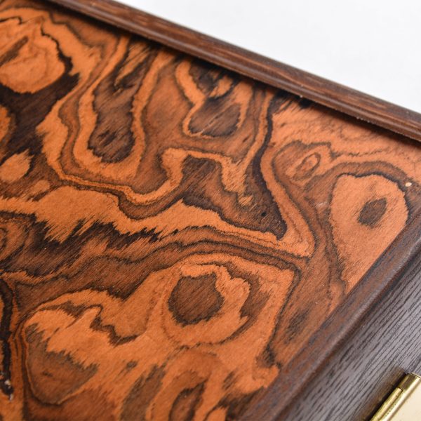 Manopoulos Californian Walnut Burl Luxury Backgammon Set - Image 2