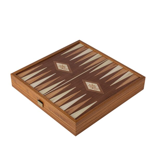 Manopoulos - Classic 4 in 1 Combo Games Set in Walnut replica wooden case - Image 3