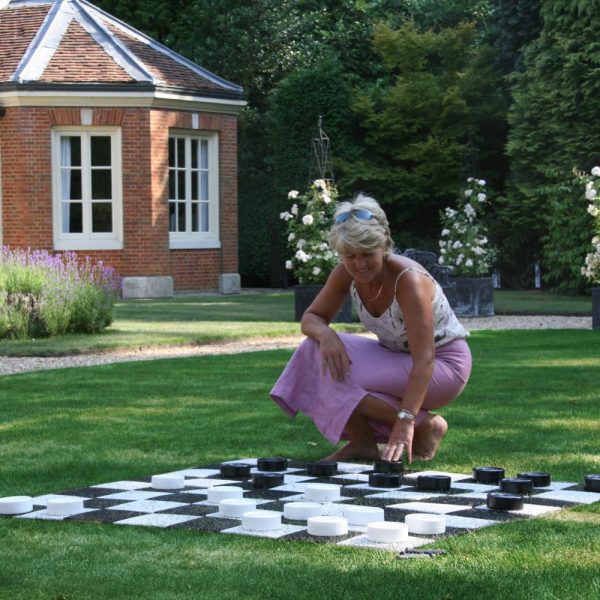 Garden Draughts Set - 10cm