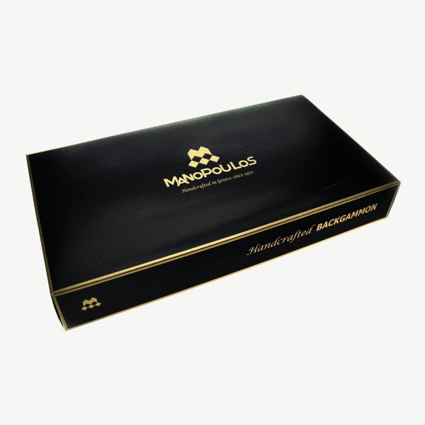 Manopoulos Californian Walnut Burl Luxury Backgammon Set - Image 7