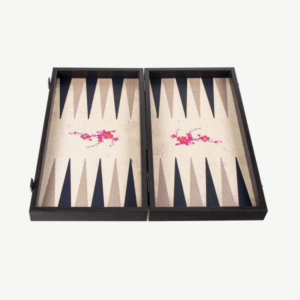 Manopoulos Oriental Cherry Blossom Art Premium Backgammon Set - Image 3