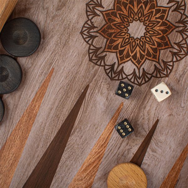 Manopoulos Mandala Art Premium Backgammon Set - Image 8