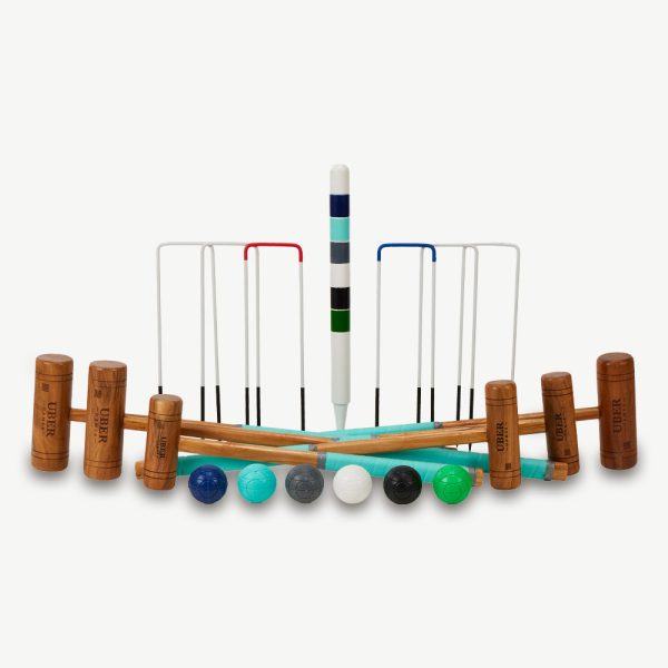 Family Croquet Set - 6 Player - Uber Games Colours