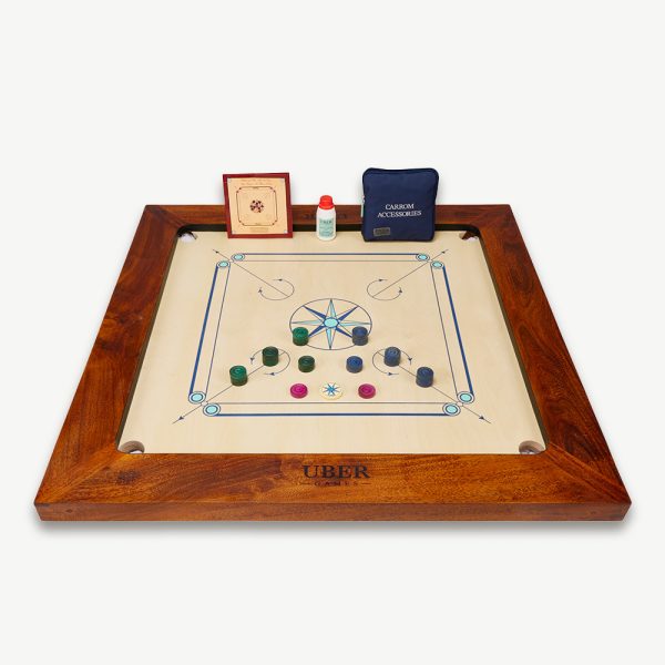 Tournament Carrom Board Package - Uber Games Limited Edition