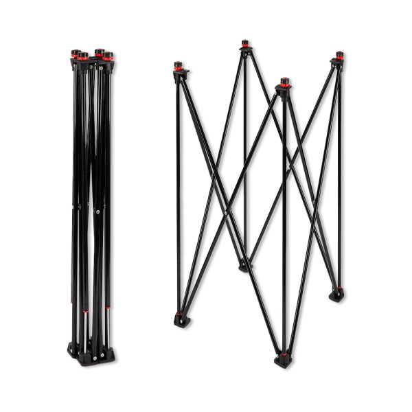 Collapsible & Fully Adjustable Tall Carrom Stand