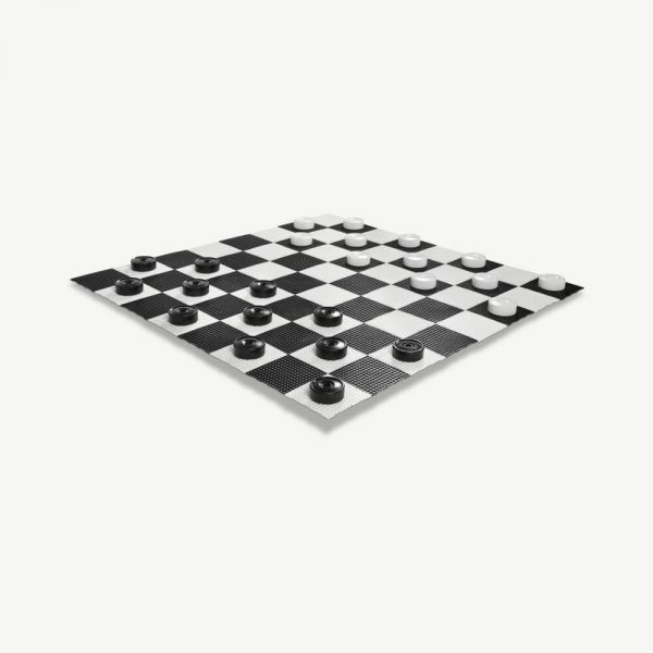 Garden Draughts Pieces Set- Plastic - 10cm - Image 2
