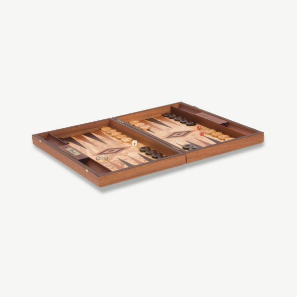 Uber Olive Burl Backgammon Set - Image 4