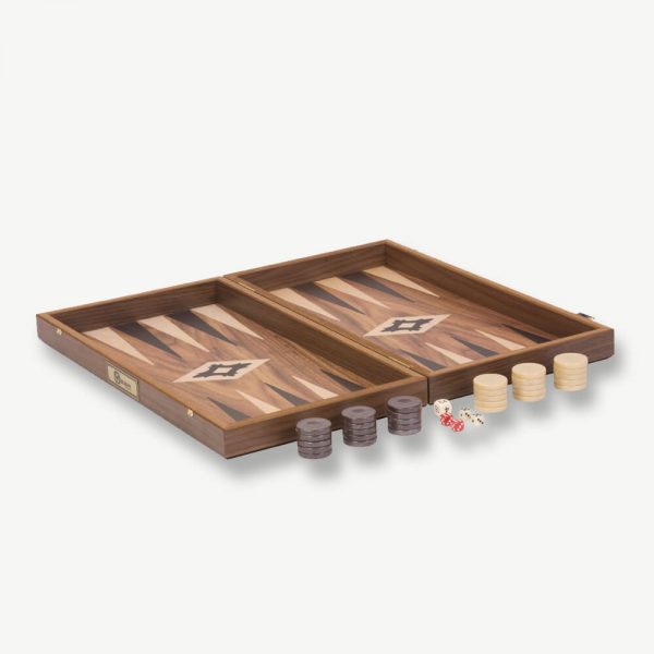 Walnut Veneer Backgammon Set - Image 3