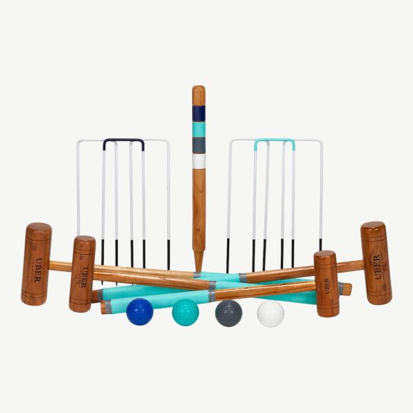 Family Croquet Set - 4 Player - Uber Games Colours