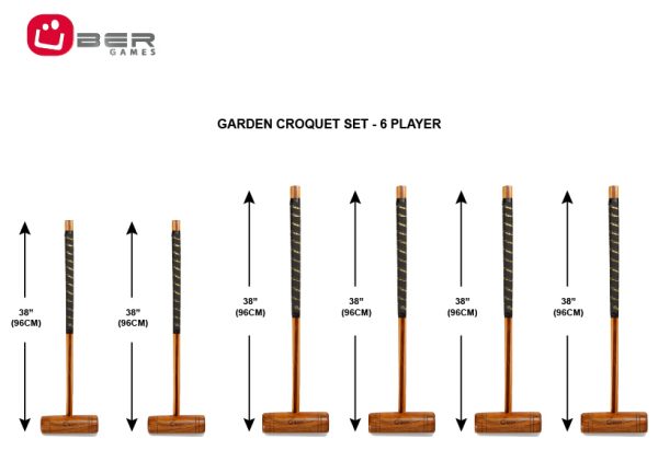 Garden Croquet Set - 6 Player - Image 3