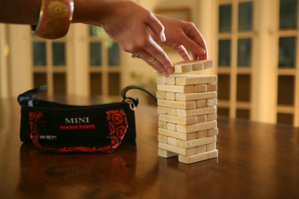 Mini Tumble Tower - Mango Wood - Image 3