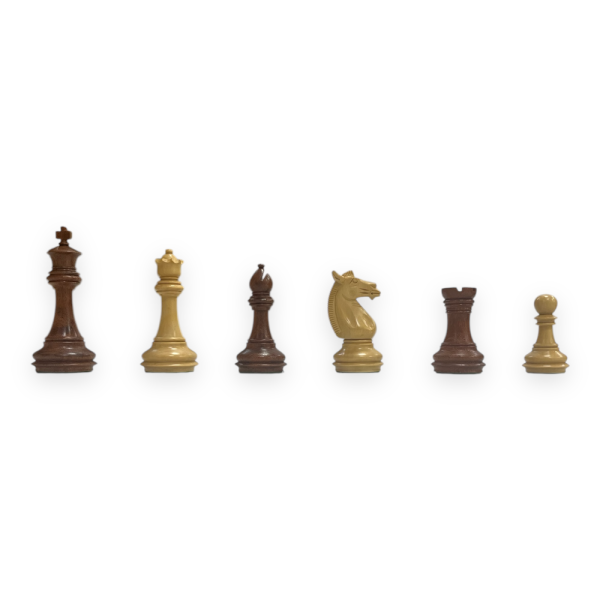 Uber Games Maghdoot Acacia Chess Set & Box - 4" King